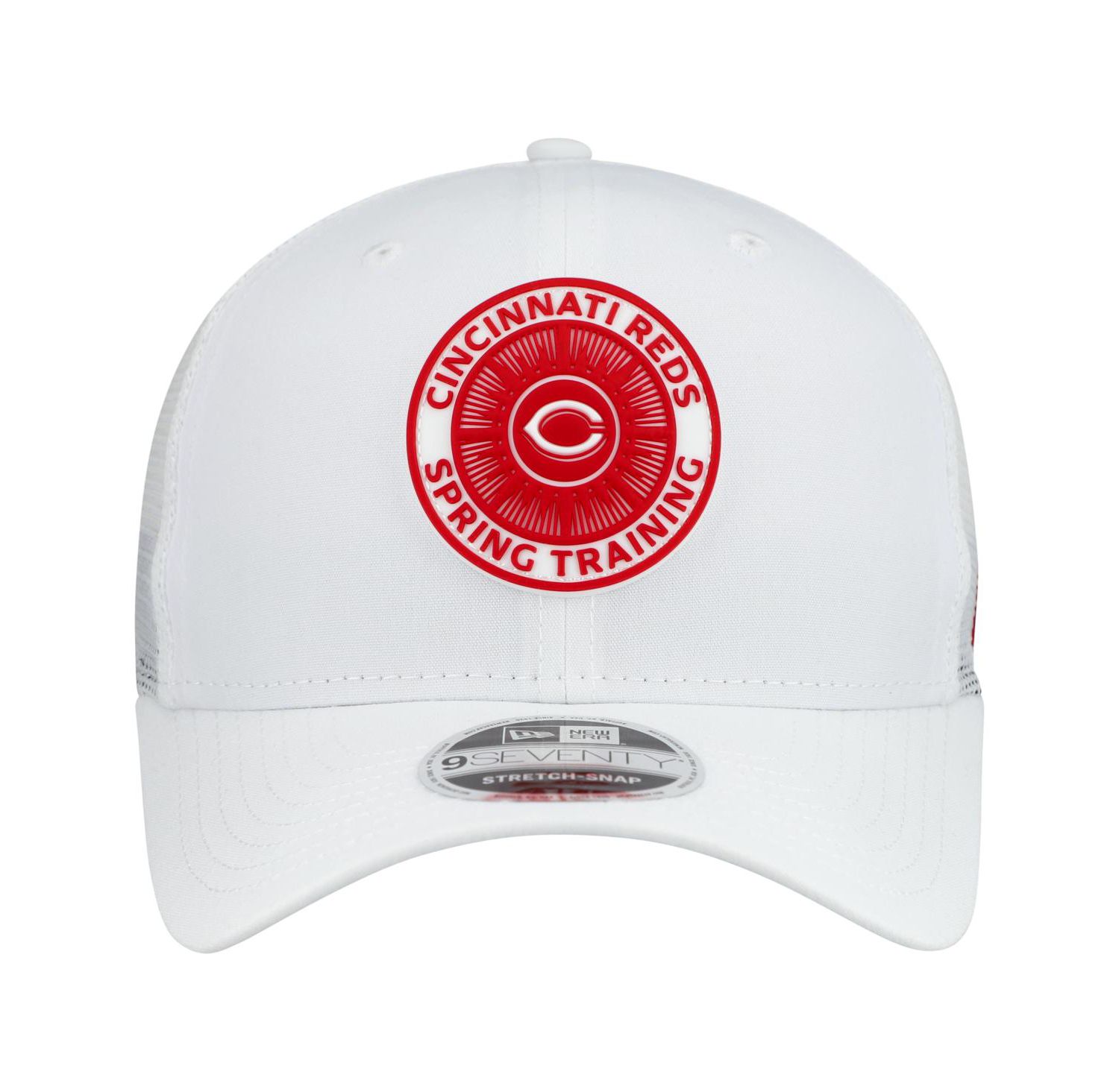 Men's White Cincinnati Reds 2026 Spring Training Fan Pack 9SEVENTY Adjustable Trucker Hat
