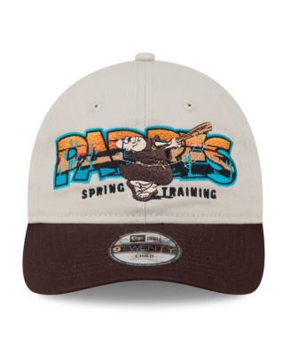 Big Boys and Girls Stone/Brown San Diego Padres 2026 Spring Training Fan Pack Batter 9TWENTY Adjustable Hat