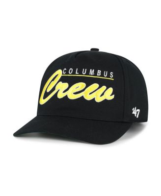 Men's Black Columbus Crew Brushmark Hitch Adjustable Hat