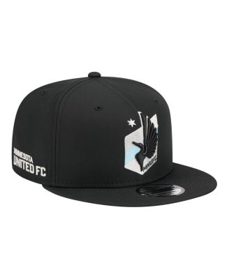 Men's Black Minnesota United FC 2026 Jersey Hook 9FIFTY Snapback Hat