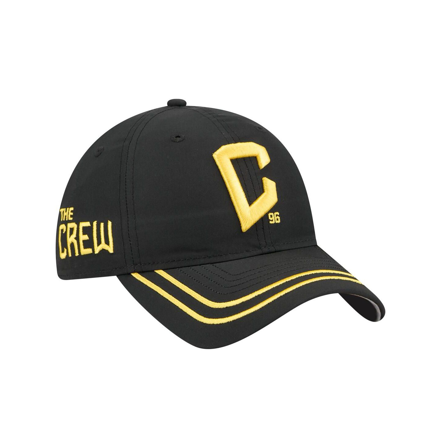 Мужские головные уборы New Era Black Columbus Crew 2026 Jersey Hook 9TWENTY Adjustable Hat — фото 1