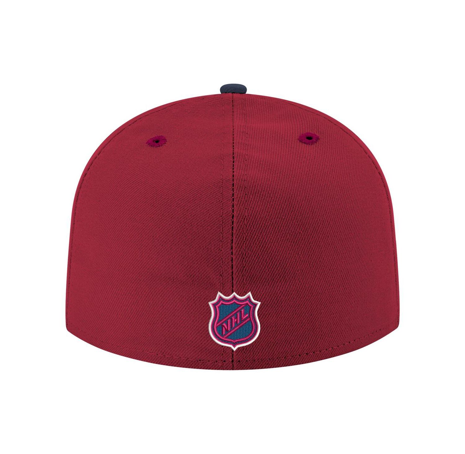 Men's Burgundy Colorado Avalanche Core Logo Two-Tone 59FIFTY Fitted Hat
