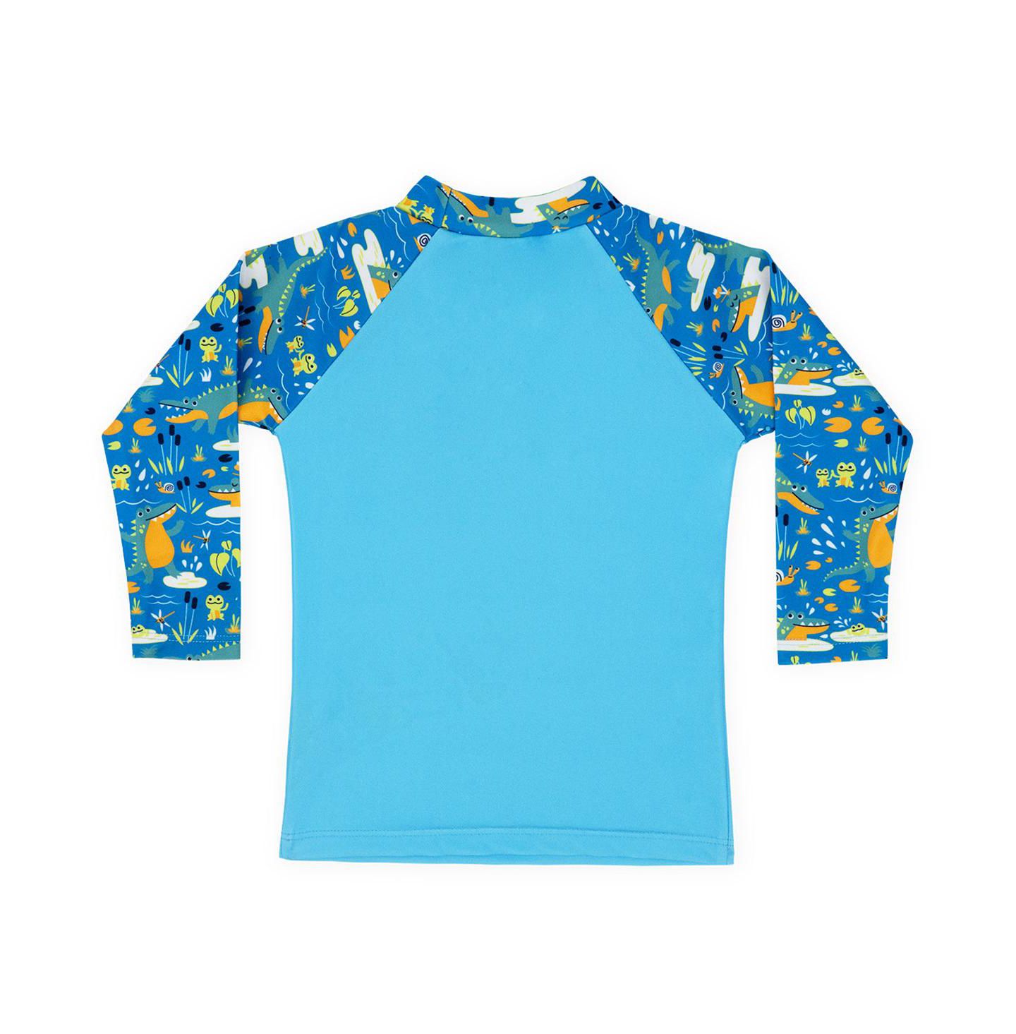 Splash About Kids (1 to 5) Long Sleeve Rashguard, цвет: Crocodile Swamp — фото 5