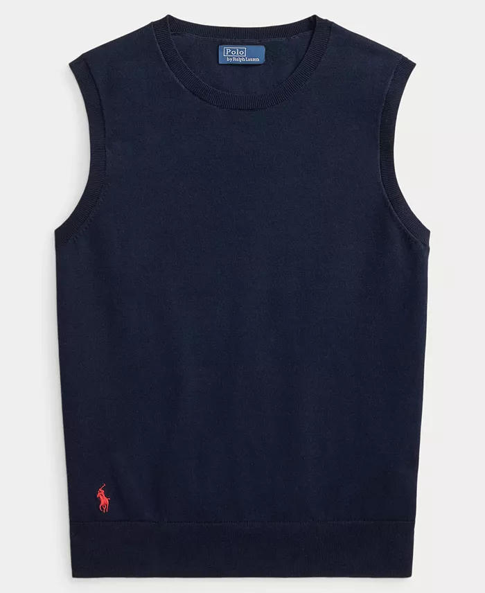 Women's Sleeveless Crewneck Sweater - thumbnail 9