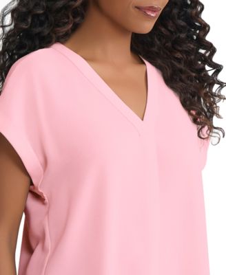 Women's V-Neck Short-Sleeve Top
