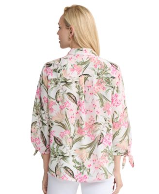 Women's Collared Long-Sleeve Shirt