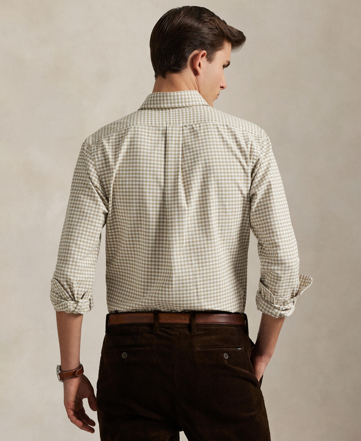 Polo Ralph Lauren Men's Custom-Fit Gingham Oxford Shirt
