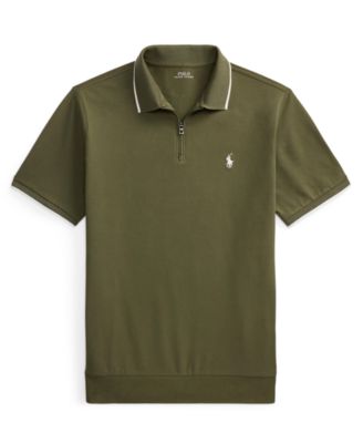 Polo Ralph Lauren Men's Classic-Fit Stretch Mesh Zip Polo Shirt