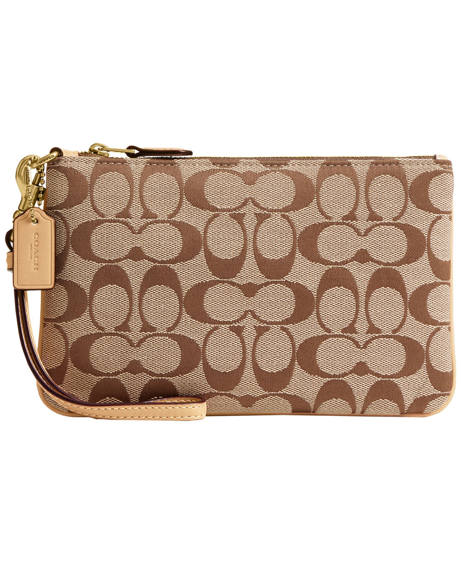 Essential Small Signature Jacquard Wristlet