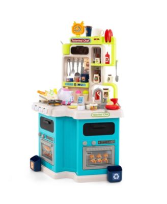 Kids Corner Play Kitchen with Realistic Lights and Sounds