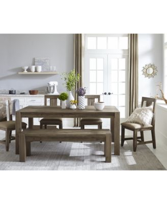 furniture canyon 7 piece dining set, created for macy's, (72" dining