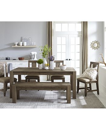 Furniture - Canyon 3 Piece Dining Set (Table and 2 Benches)