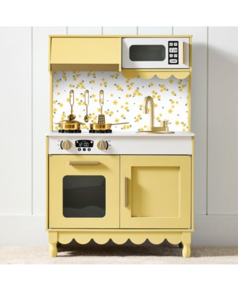 Детский игровой набор Best Choice Products Cottage Kitchen Scalloped-Edge 5-Piece Playset, Ages 3+, цвет: Сливочный