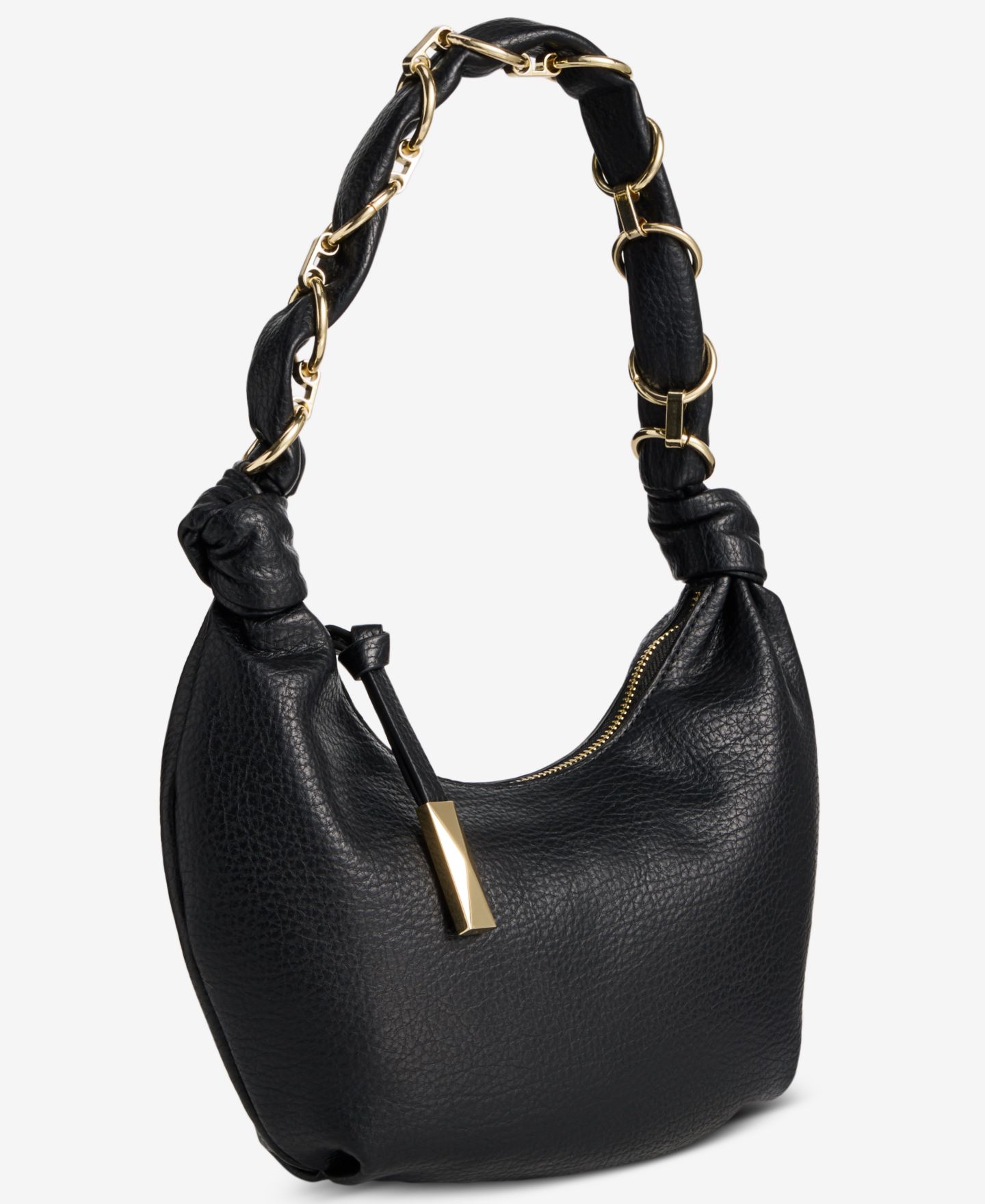Женская сумка I.N.C. International Concepts Arrabella Crescent Shoulder Handbag, цвет: Чёрный — фото 3