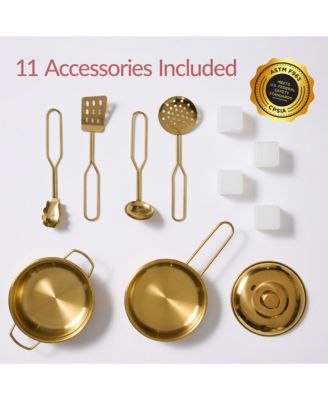 Pretend Play Kitchen with Framed Chalkboard