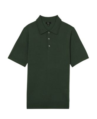 Men's Merino Wool Short-Sleeve Polo Shirt