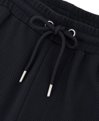 Men's Textured Drawstring Shorts