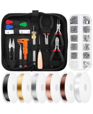 Wire Wrapping Jewelry Making Repair Beading Kit Tools Pliers Findings Ring