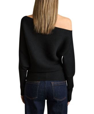 Women's Asymmetric Drape Knitted Top
