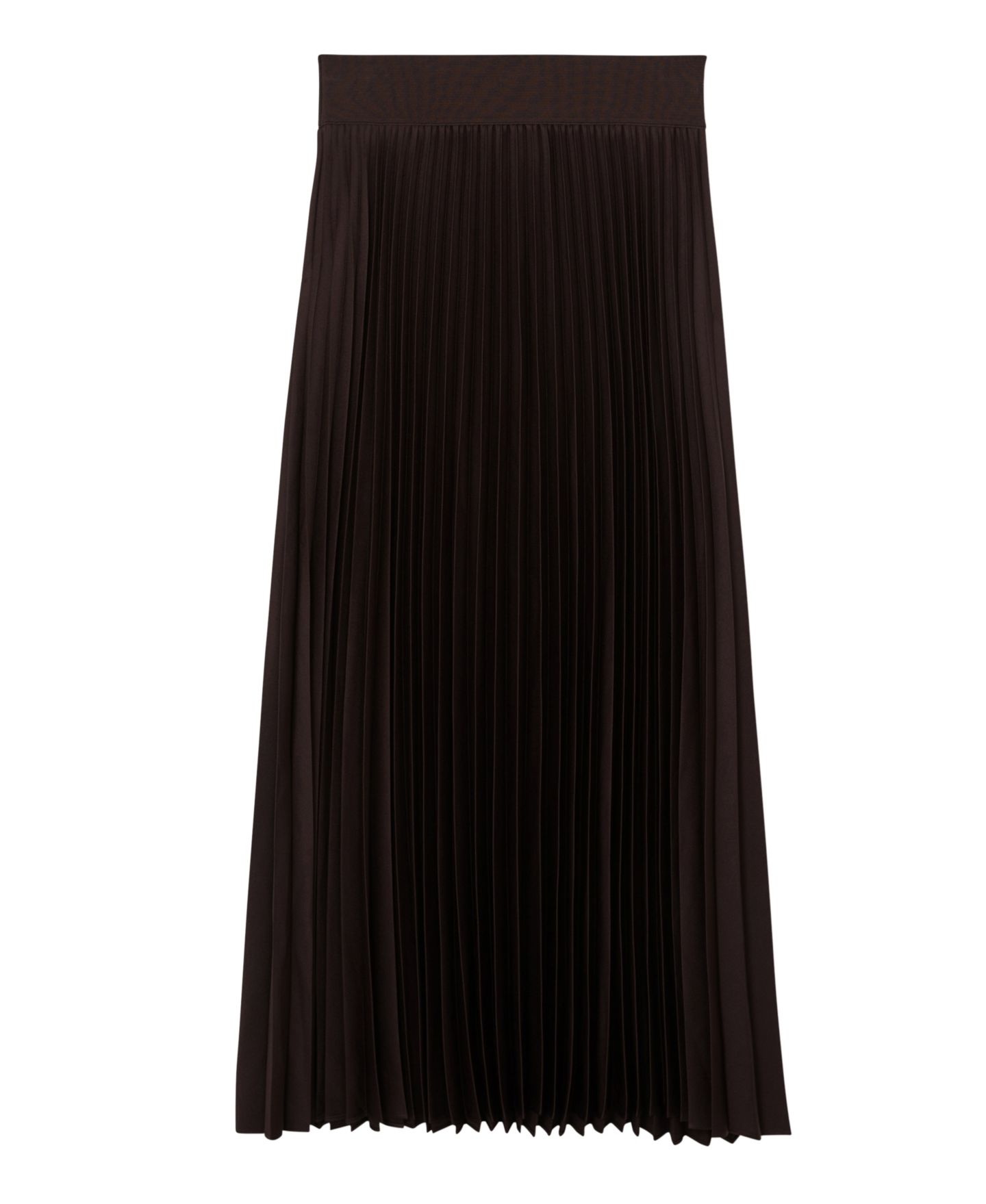 Женская юбка REISS Seren Pleated Midi, цвет: Шоколадный — фото 2