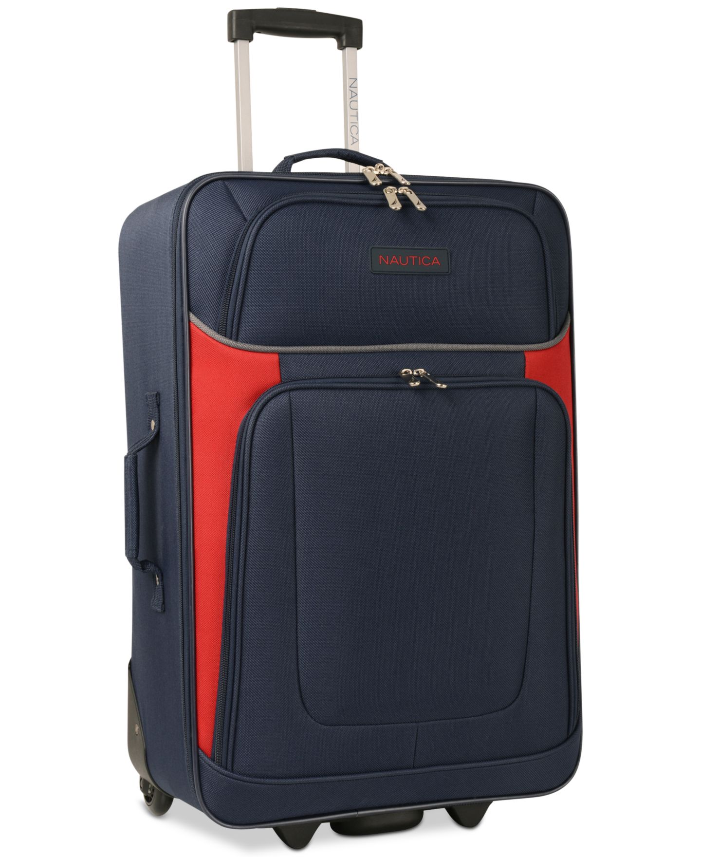 Чемоданы Nautica Oceanview 5-Piece Luggage Set, цвет: Тёмно-синий / Красный — фото 3