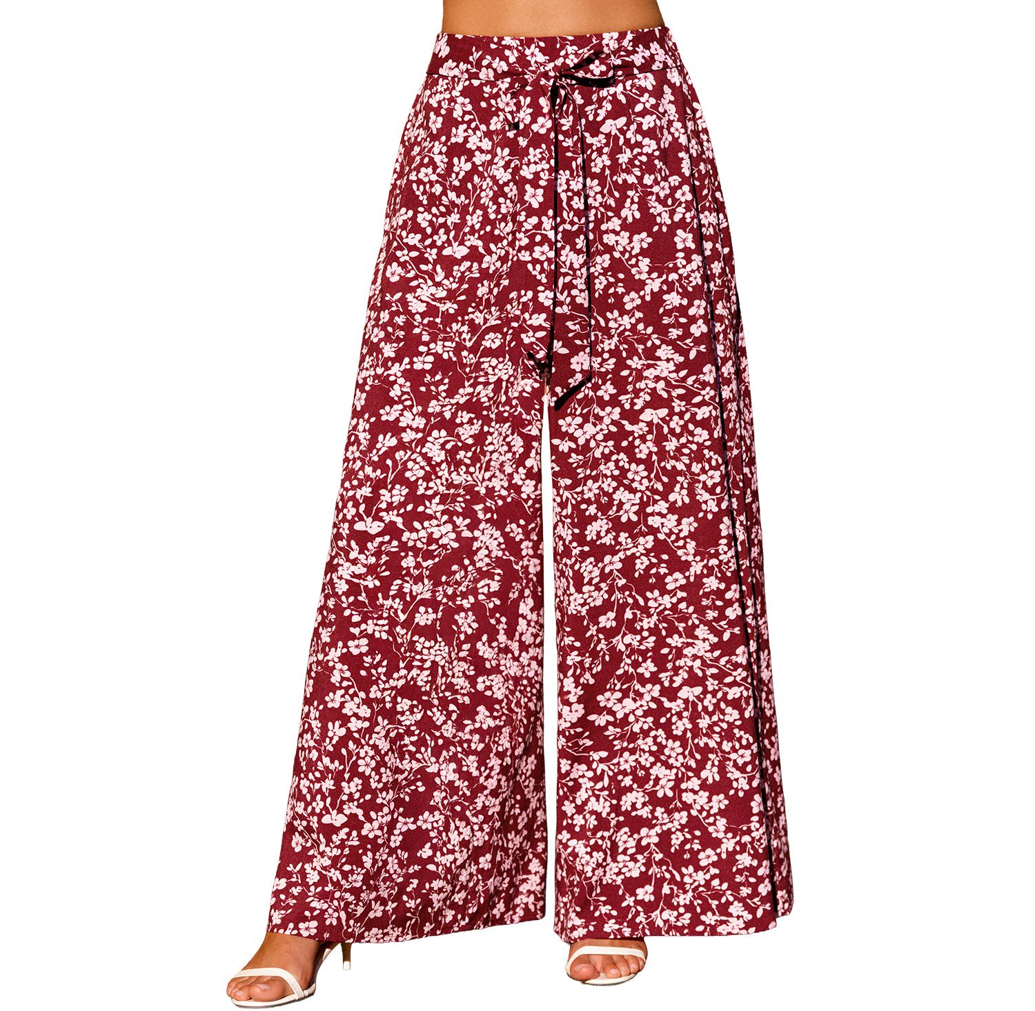 Women's Printed Wide Leg Pants