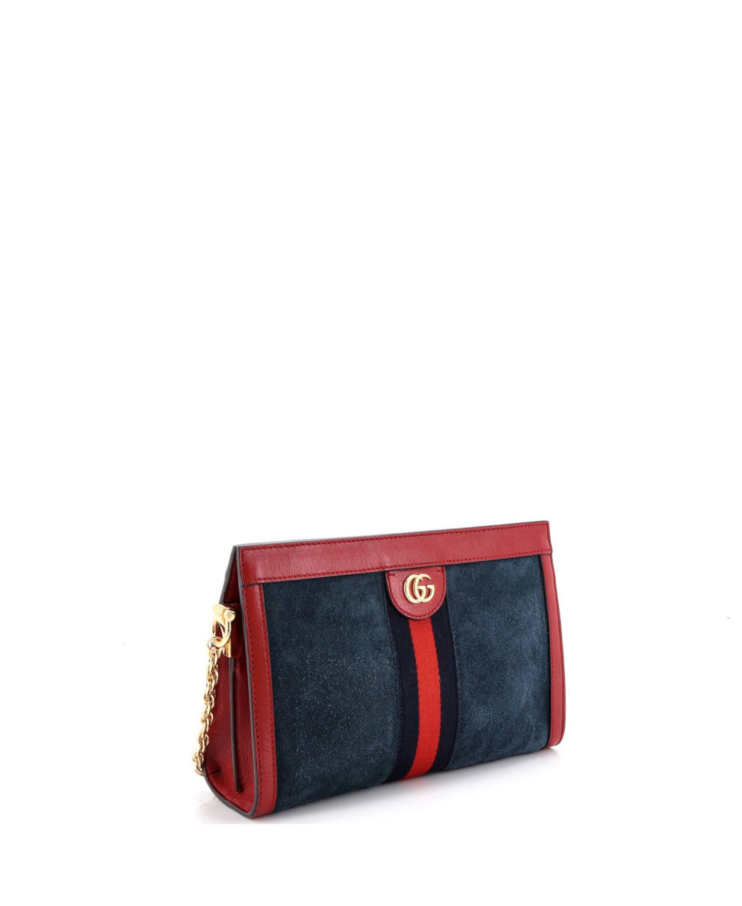 Small Ophidia Chain Shoulder Bag Suede
