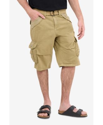 Big & Tall Cargo Shorts Camo & Solid Colors 12.5" Inseam Knee Length Classic Fit Multi Pocket
