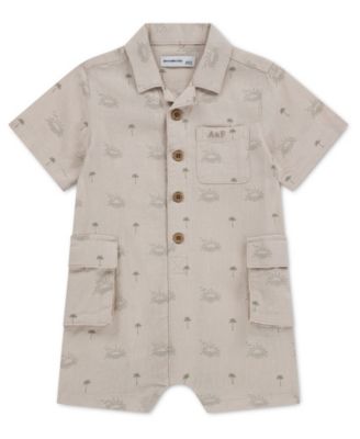 abercrombie kids Baby Boys Cargo Coverall - Tan 48$