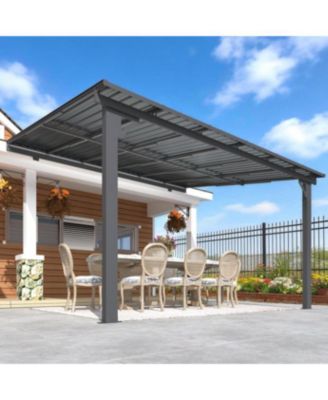 Outdoor Hardtop Gazebo Adjustable Height