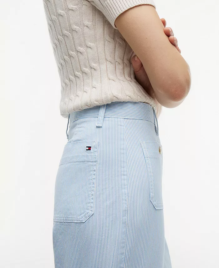 Women's Twill Patch Pocket Chinos Pants - thumbnail 3