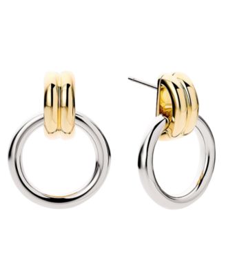 Quinn Two-Tone Statement Earrings