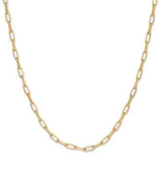 Laura Gold-Plated Slim Link Chain Necklace
