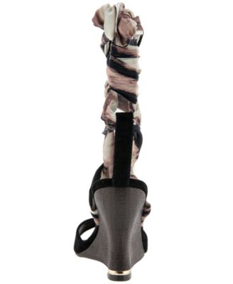 Women's Fabia Ankle-Wrap Wedge Sandals