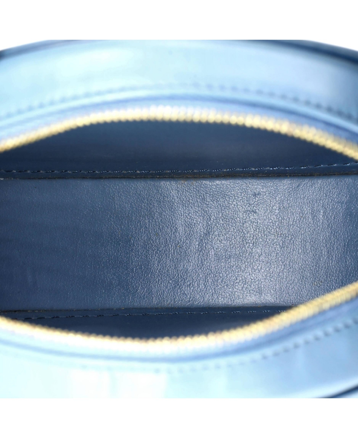 Pre-Owned Celine Mini Triomphe Oval Crossbody Bag Leather