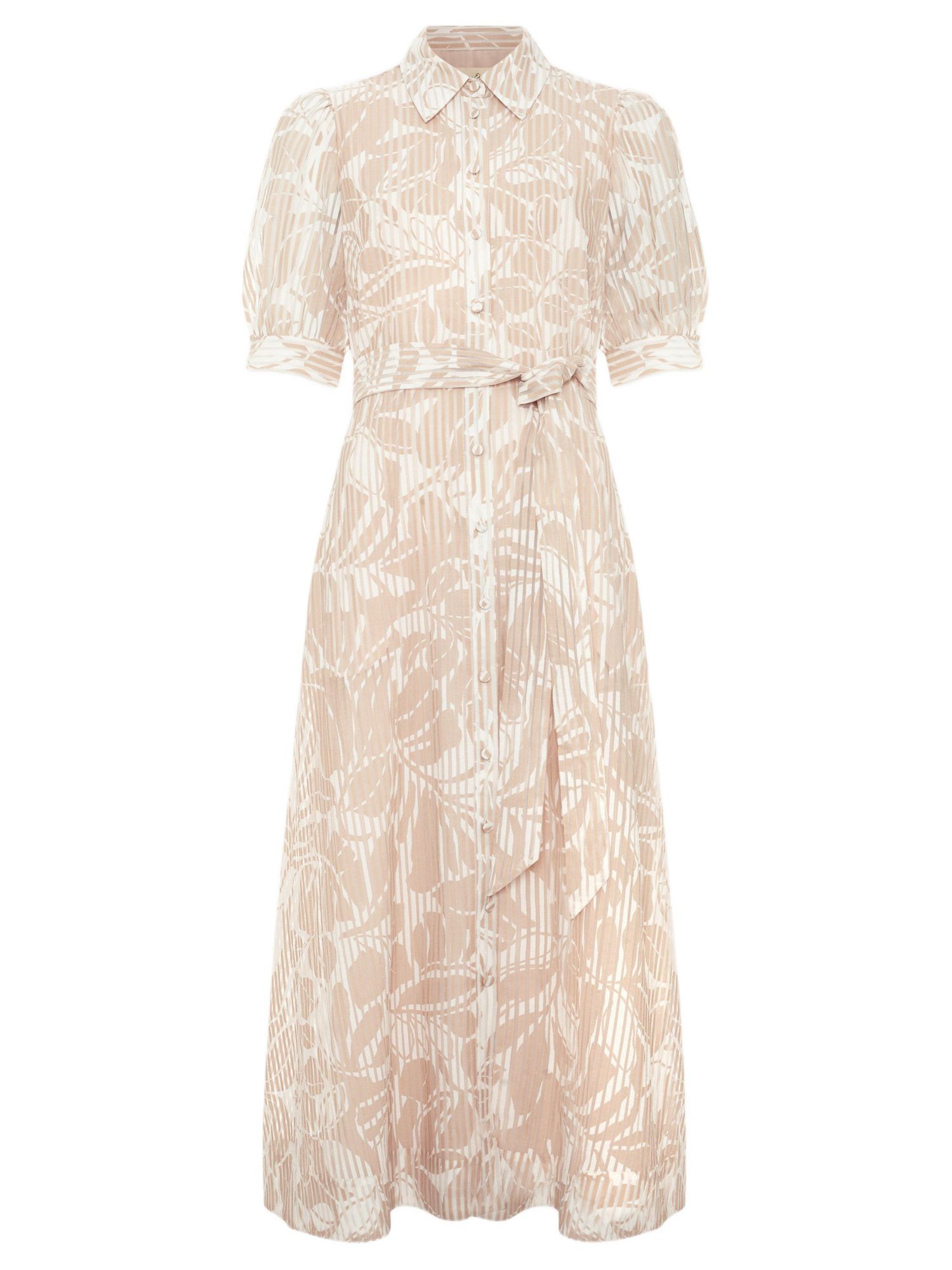 Women's Delphine Belted Midi Shirt Dress