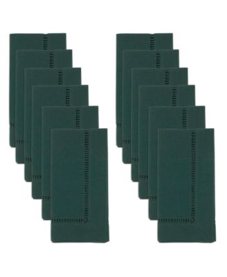 Stitched Border Decorative Napkins, Set of 12
