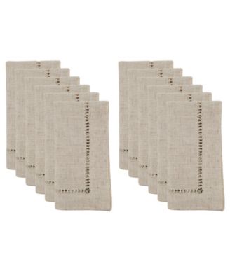 Stitched Border Decorative Napkin, 18" x 18"
