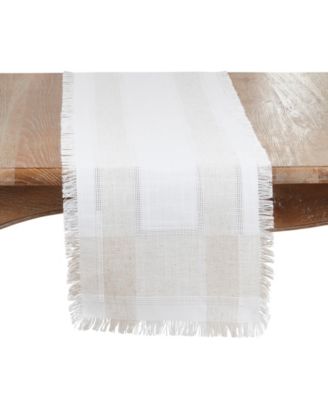 Fringed Table Runner, 16" x 72"