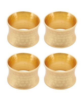 Classic Brass Napkin Rings, Set of 4