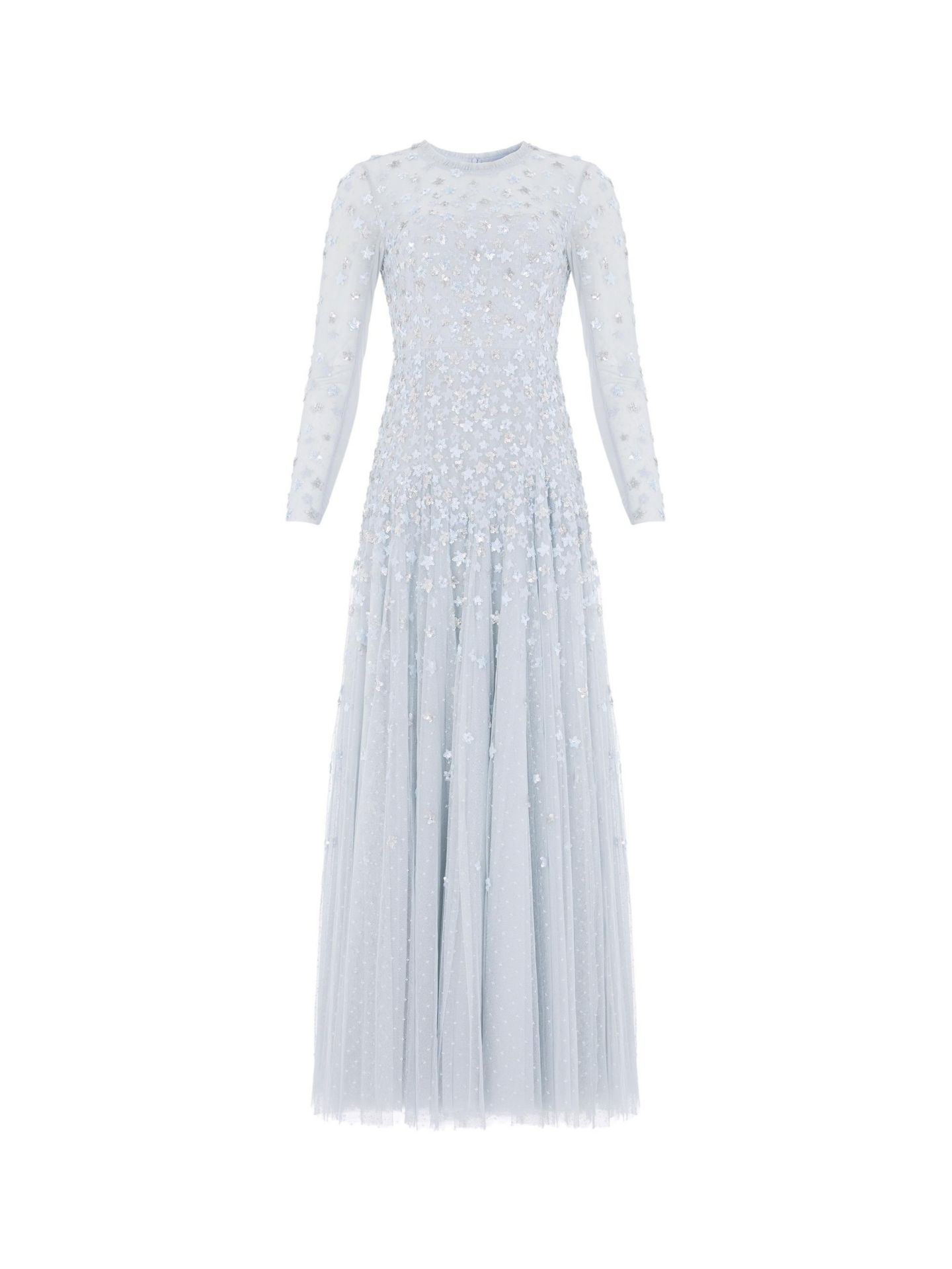 Женское платье Needle & Thread Starry Nights Round Neck Gown, цвет: Ледяной синий — фото 3