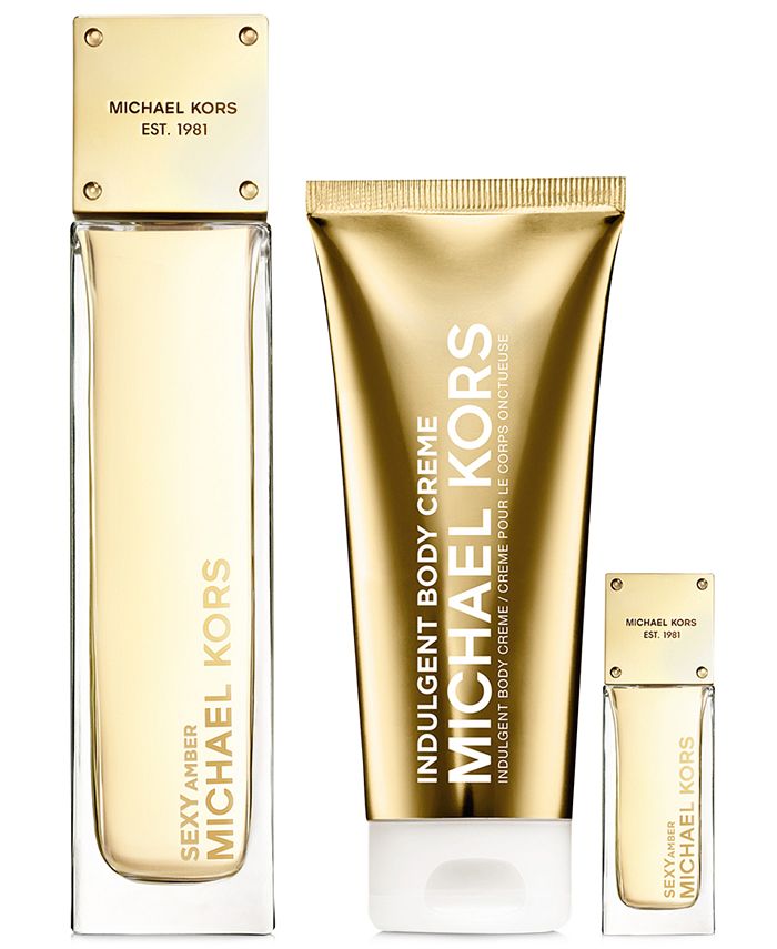 Michael Kors Collection Sexy Amber 3-Pc. Gift Set - Macy's