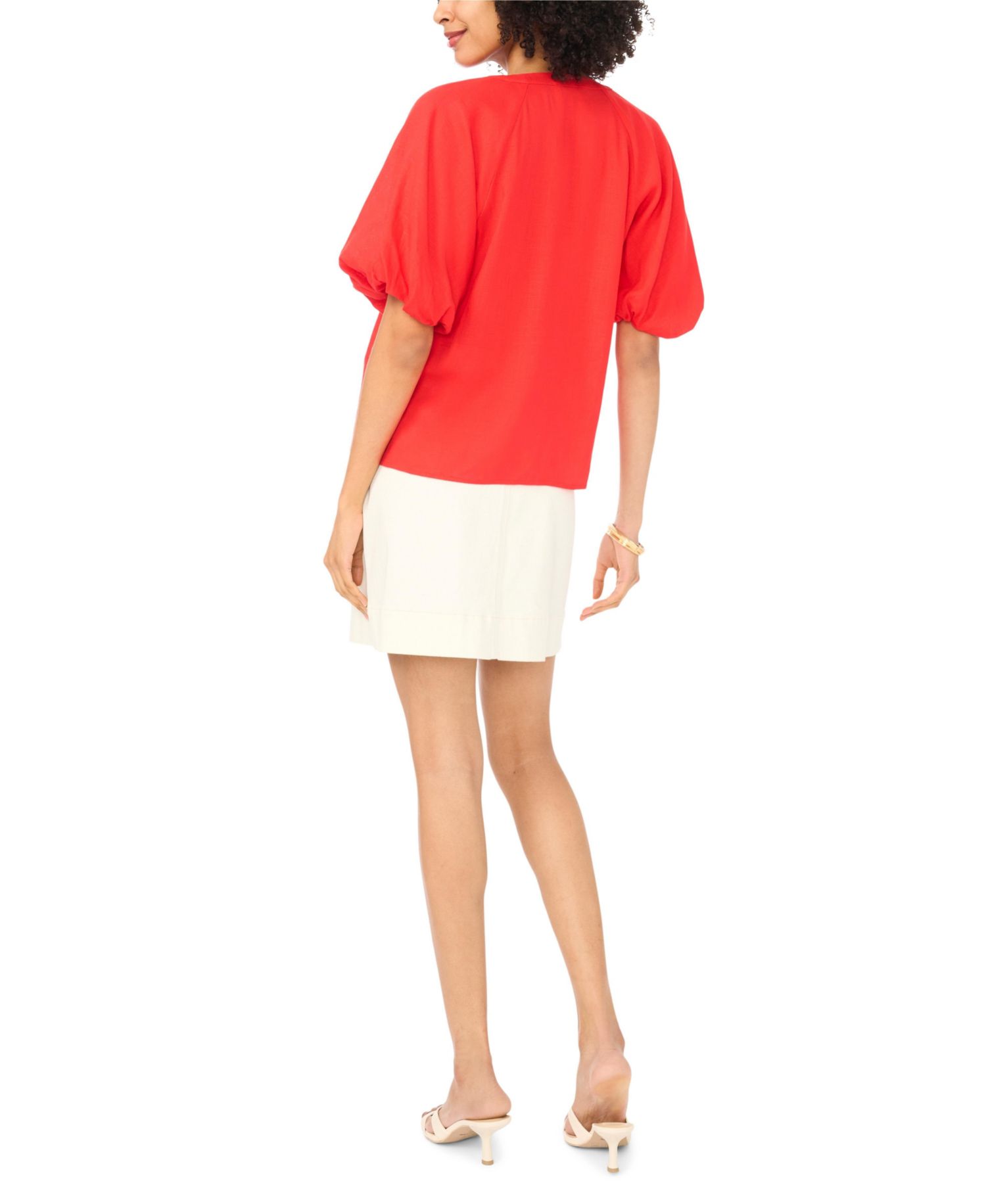 Women's Split V-Neck Top