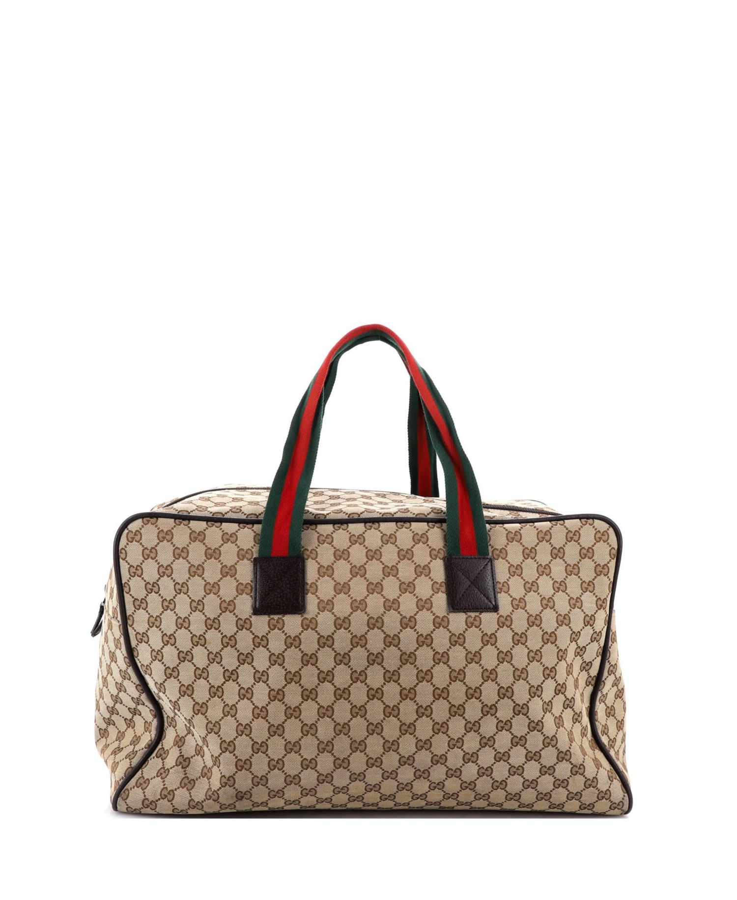 Large Web Carry On Duffle Bag GG Canvas