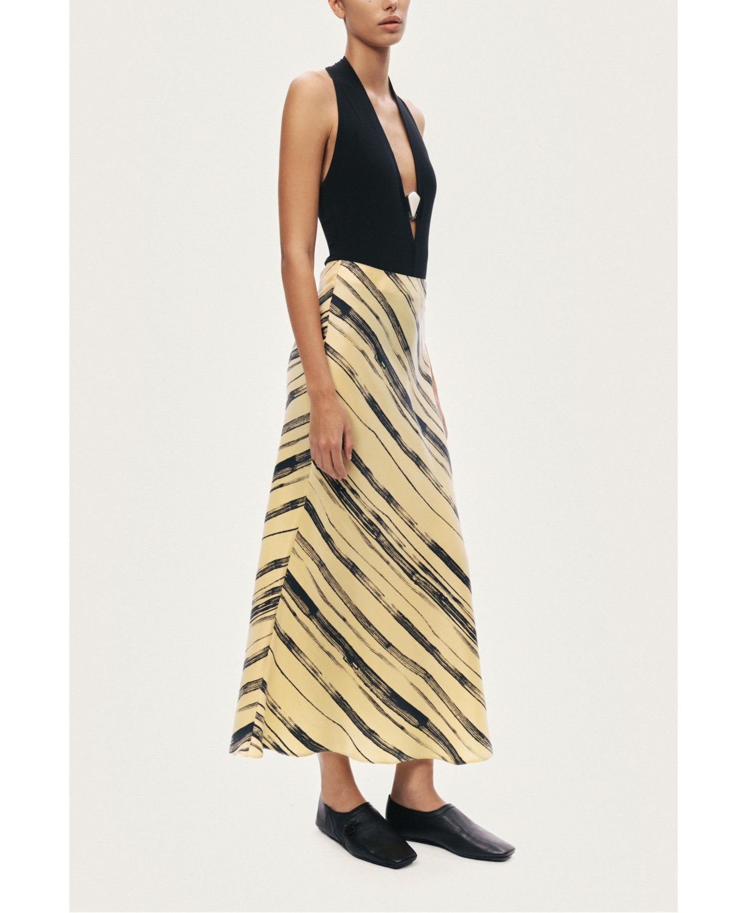 Women's Lightweight Printed Midi Skirt