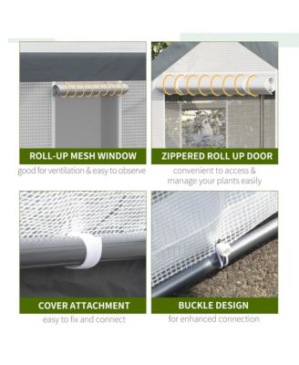 12' x 7' x 7' Outdoor Walk-In Tunnel house Garden Warm House