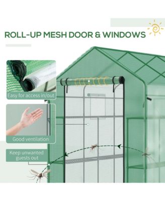 Walk-in house, 18 Shelves, 84.25" x 56.25" x 76.75",