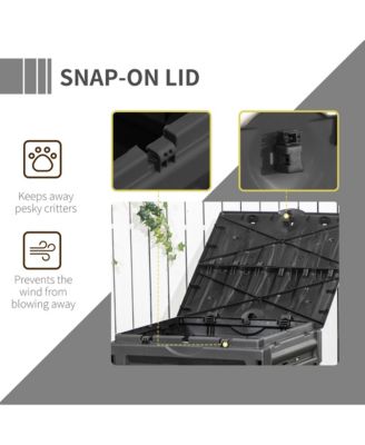 120 Gallon Compost Bin, Large Composter with 80 Vents,