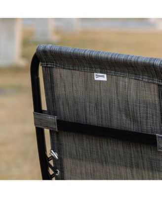 Zero Gravity Chair Set with Folding Table & Cup Holder Trays,