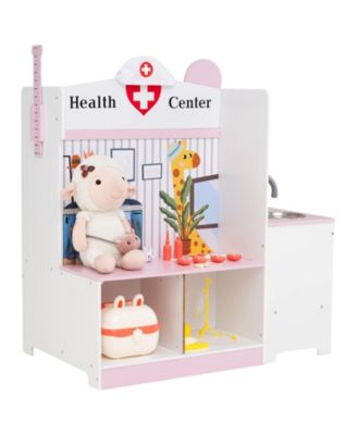 Kids Doctor Kit Play Set with Adjustable Height Stand
